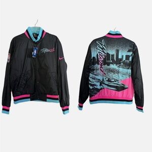 Miami heat vice Nike jacket